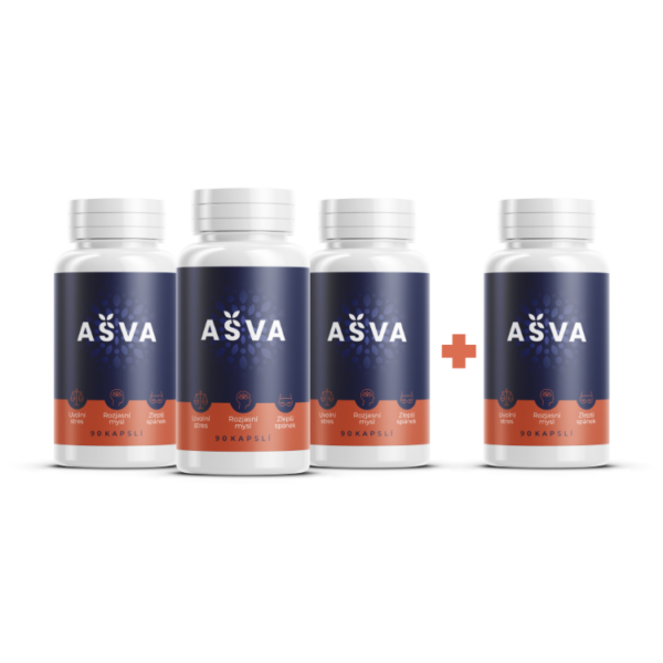 AŠVA® — 3 + 1 balení ZDARMA